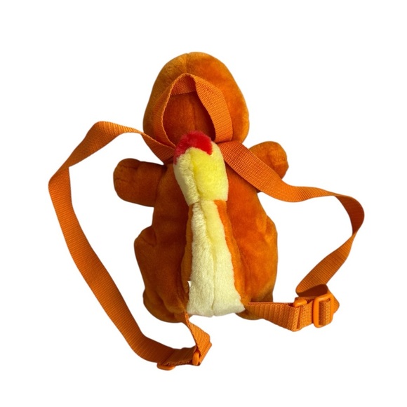 VTG ‘90s Rare Nintendo Official Pokémon Charmander Plush Zipper Backpack - Picture 4 of 8